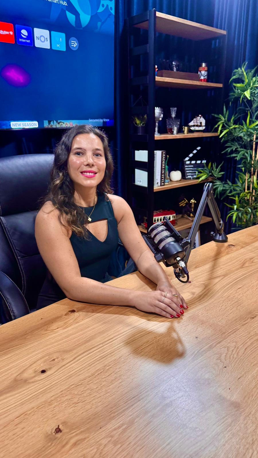 Sofia Gonçalves em podcast